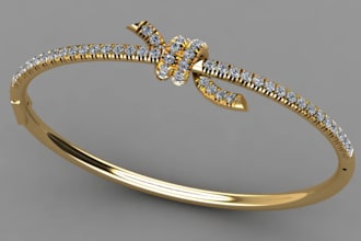 design custom 3d jewelry cad models with source files