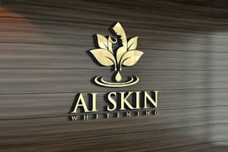 design excellent skin whitening business logo