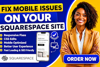 fix squarespace website mobile responsive issue, fix squarespace custom css code