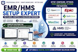 setup openemr epic athenaone oracle health softclinic insta mocdoc hims hms