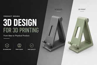 create custom 3d printable models and stl files