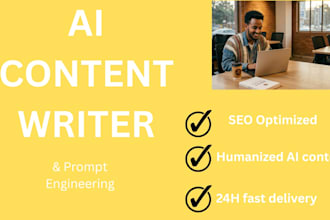 be your professional ai content writer and prompt engineer