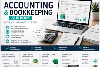 provide accounting and bookkeeping support
