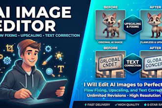do professional ai image editing, enhancement and upscaling