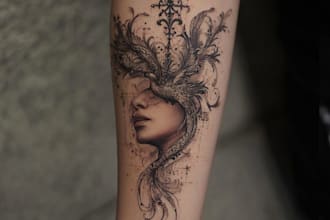 create awesome old school tattoo style design