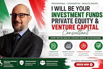 be your venture capital consultant private equity and investment funds expert