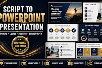 turn your script into a professional powerpoint presentation