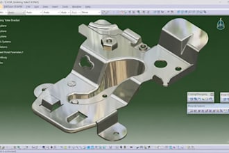 design sheet metal parts, cnc models fabrication drawings in cad flat patterns