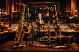 record harmonica, saxophone, clarinet, bassoon, contrabassoon, flute and oboe
