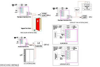 design fire alarm system with calculations autocad design