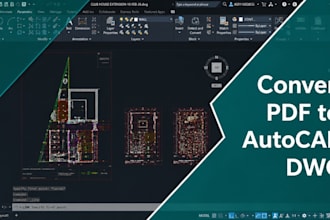 convert images, pdfs to cad drawings