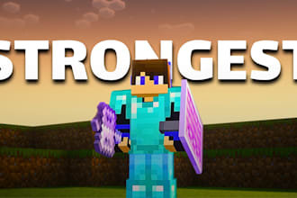 create premium minecraft youtube thumbnails