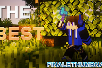 create professional minecraft youtube thumbnails