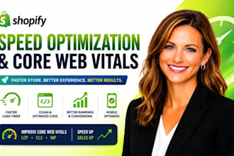 fix shopify speed optimization, core web vitals and page load issues fast