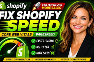 do shopify speed optimization, core web vitals and page load issues fast