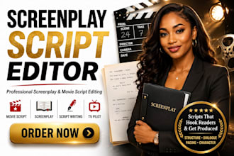 edit movie script, screenplay, screenwriting, movie script writing, scriptwriter