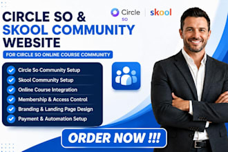 circle so and skool community website for circle so online course community