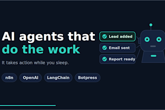 build a custom ai agent to automate your business with n8n and openai