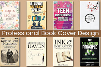 design professional amazon KDP,kindle,fiction,non fiction covers from scratch