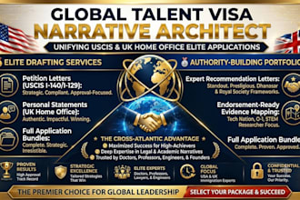 draft your premium tech nation or ukri global talent endorsement package