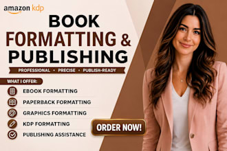 book formatting for amazon KDP, paperback formatting, kdp book publishing