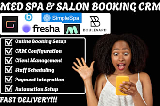 setup glossgenius boulevard simplespa mindbody zenoti booking med spa salon crm
