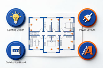 do electrical drawings lighting plan and load calculations