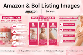 design amazon or bol product listing infographics lifestyle