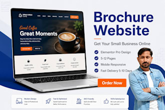 create a professional brochure website with elementor pro for small businesses