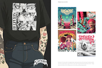 design a concept driven album cover that fits your music