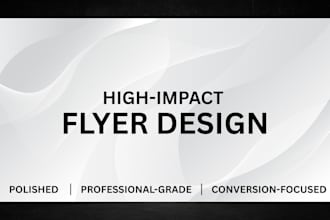 design a modern flyer with maximum impact
