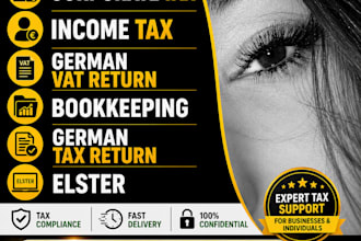 corporate tax income tax german vat return bookkeeping german tax retuen elster