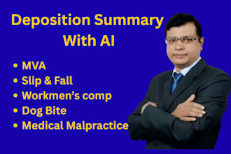 prepare ai powered deposition summary for attorneys
