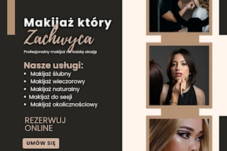 design professional canva templates for your beauty salon or small business