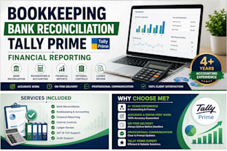 do bank reconciliation and accounting reports
