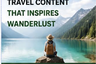 write engaging travel and tourism articles and blog posts