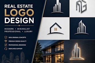 design a professional real estate logo