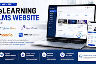 build elearning lms website with talentlms, learnpress, moodlelms, masterstudy