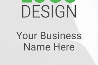 design modern logo banner and poster for your business