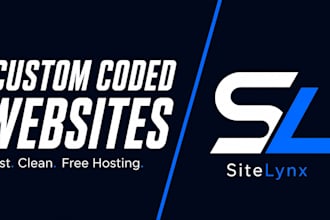 build a custom coded website for your business