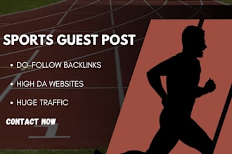 build high authority sports backlinks from a sports blog