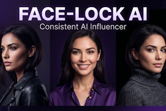 create a consistent ai influencer with face lock technology