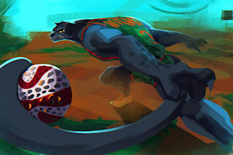 do a illustration art