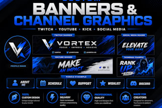 design professional graphics for twitch, youtube and instagram
