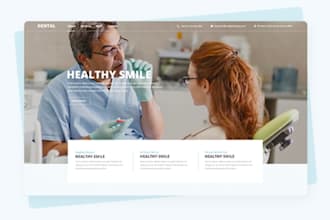 build dental office website design