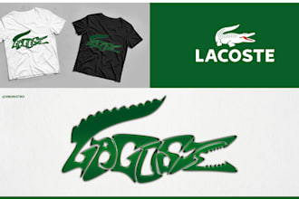 design a custom streetwear logo and typography lettering