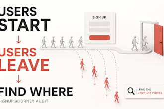 find where users drop off in your signup journey