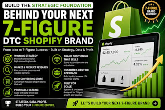 build the strategic foundation behind your next 7 figure dtc shopify brand