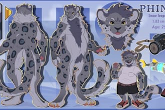 draw furry ref sheet anthro art nsfw furry reference sheet fursona ref sheet