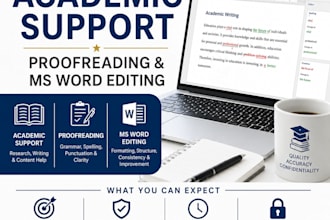 professionally rewrite, and format your academic documents